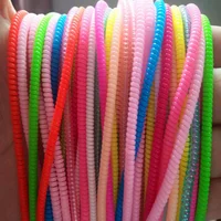 

1000pcs Spring Charging Cable Protector Rope 60CM Spiral Cable Protector Wrap Cable Winder For Mobile Phone Free Ship