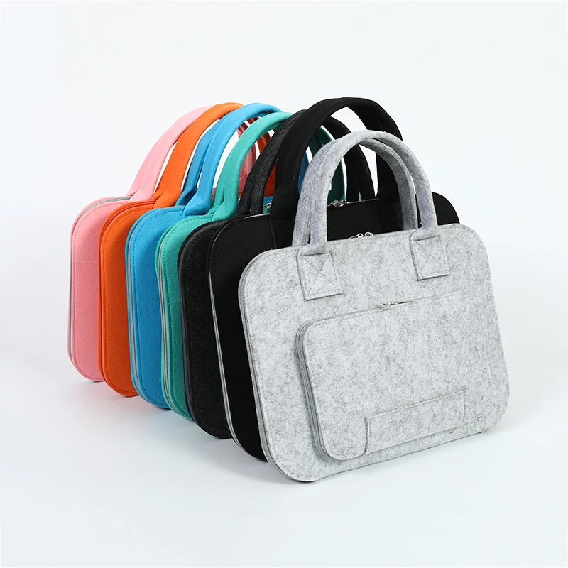 

Hot selling Notebook Computer Case Carrying Bag Pouch Sleeve wool felt laptop bag, As picture/customized