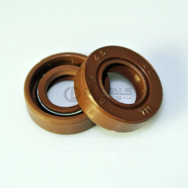 Universal TC Oil Seal 35x60x12mm – FKM Rubber Brown, Double Lip With Spring (2 Pack)