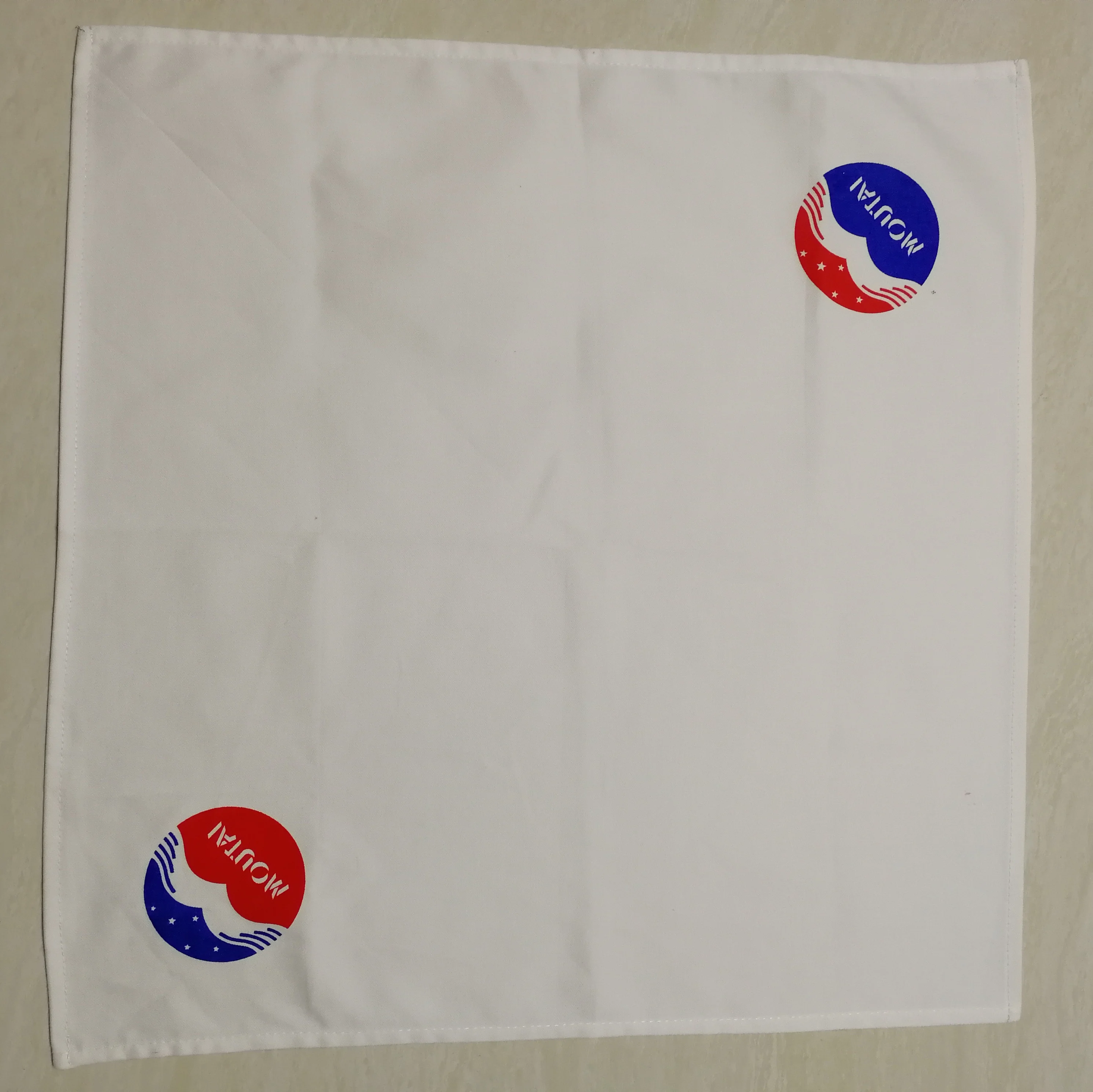 Wholesales 100 Cotton Fancy White Table Napkin With Logo Customized For Hotel Restaurant Dinner