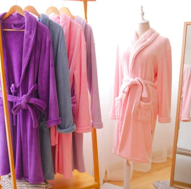 Super Soft Quick Dry Hotel Spa Unisex Plush Microfiber Bathrobe Buy