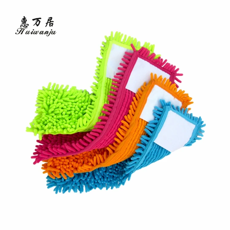 

High Quality Reliable Cheap Microfiber Cleaning Chenille Mop Head Home Cleaning, Blue,rose red,orange,green(or customed)