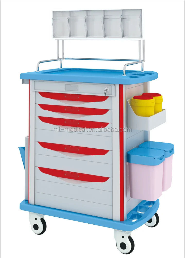 Medical emergency cart and ABS trolley from China