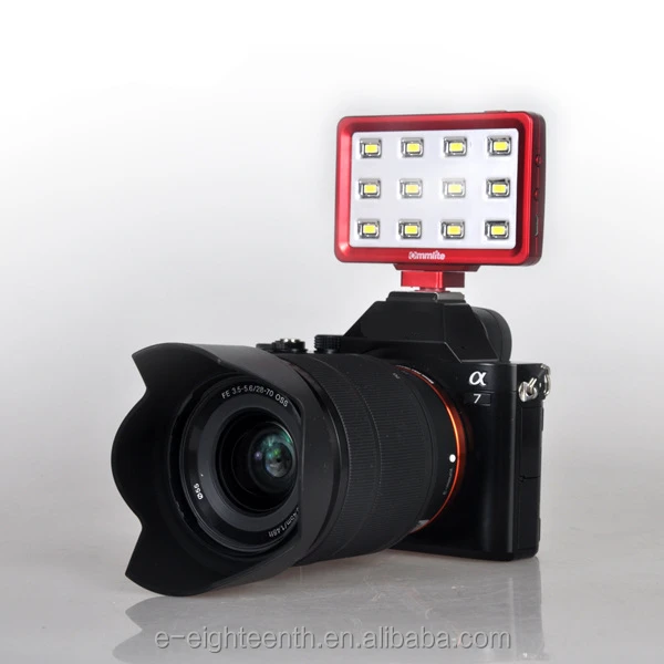 Popular High Lumen 12 led light and filters for iphone sony camera