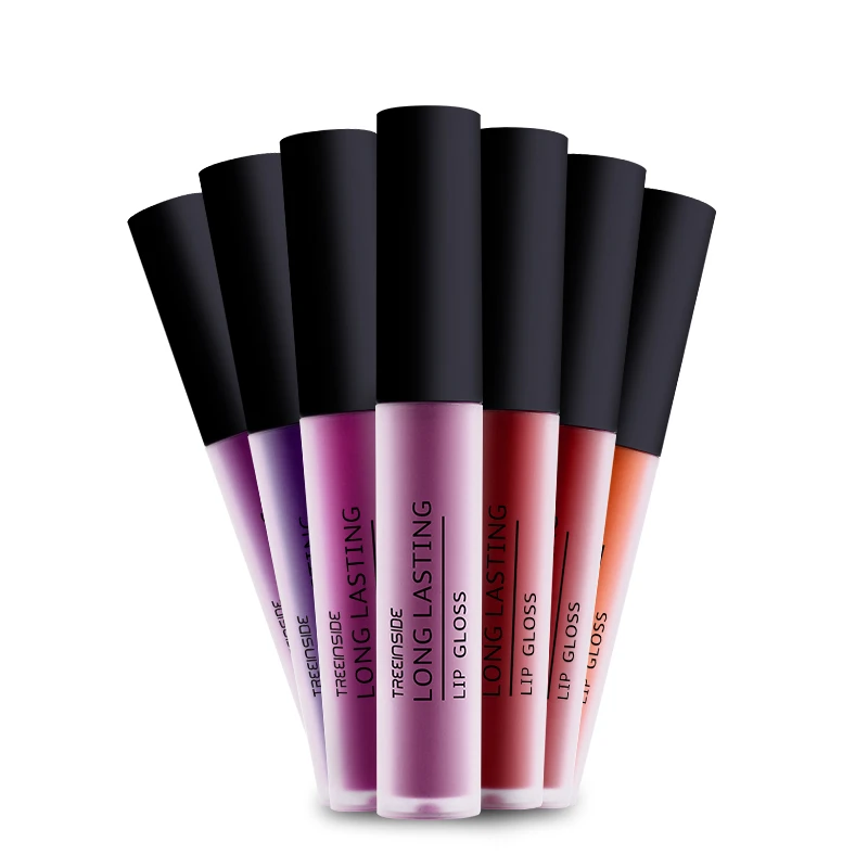 

Make your own long lasting liquid lipstick private label matte lip gloss