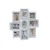 BH1509-C creative gift wall hanging multi plastic photo frame clock for home decoration
