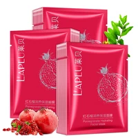 

OEM Red Pomegranate Nourishing Face Mask Whitening Hydrating Cosmetic Acne Treatment Oil Control Sheet Mask For Face Care