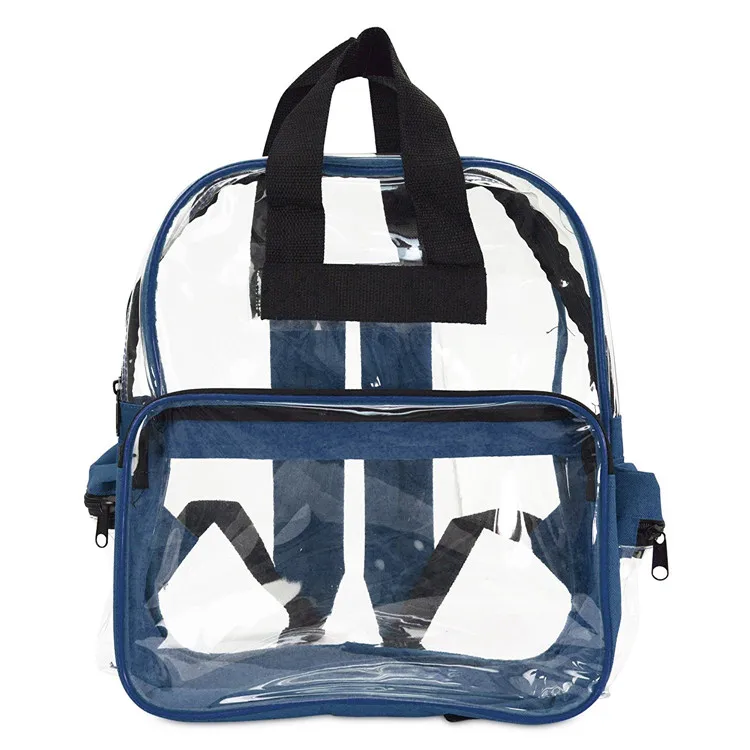 Heavy Duty Clear Pvc Backpack With Sided Pocket - Buy Pvc Waterproof 