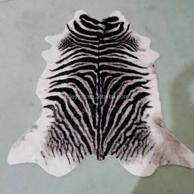 Zebra Animal Skin Rugs Faux Fur Cowhide Rug Buy Cowhide Rug