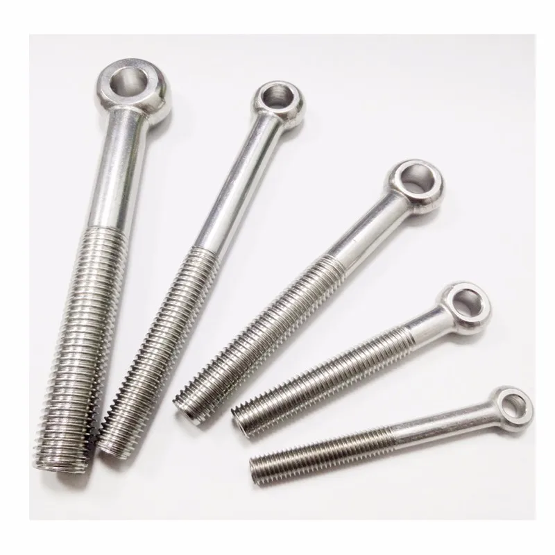 M20*100mm Stainless Steel A280 Shoulder Long Shank Eye Bolt Din444