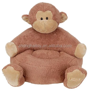 plush monkey chair
