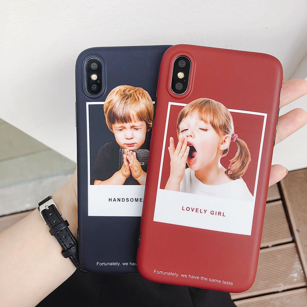 

Couples Design Shockproof IMD for Phone Case TPU for iPhone X XS Kids Print Mobile Cover Cases Xr 7 6 6s 8 Plus