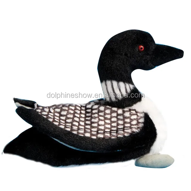 stuffed loon bird