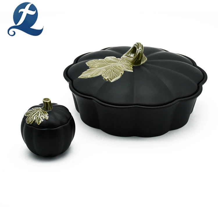 Top Quality Ceramic Pumpkin Shaped Pot