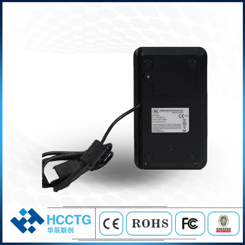 ISO1443 PC SC Compliant Contactless USB NFC Reader With LCD Smart Card Reader ACR1222L
