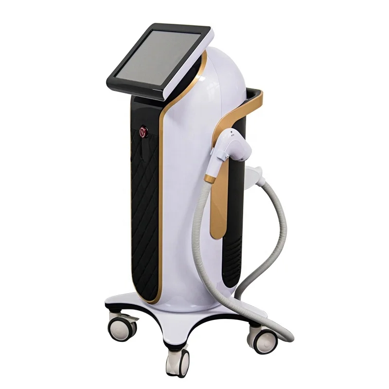 

Permanent 808nm Diode Laser Hair Removal Machine for Face and Body, White
