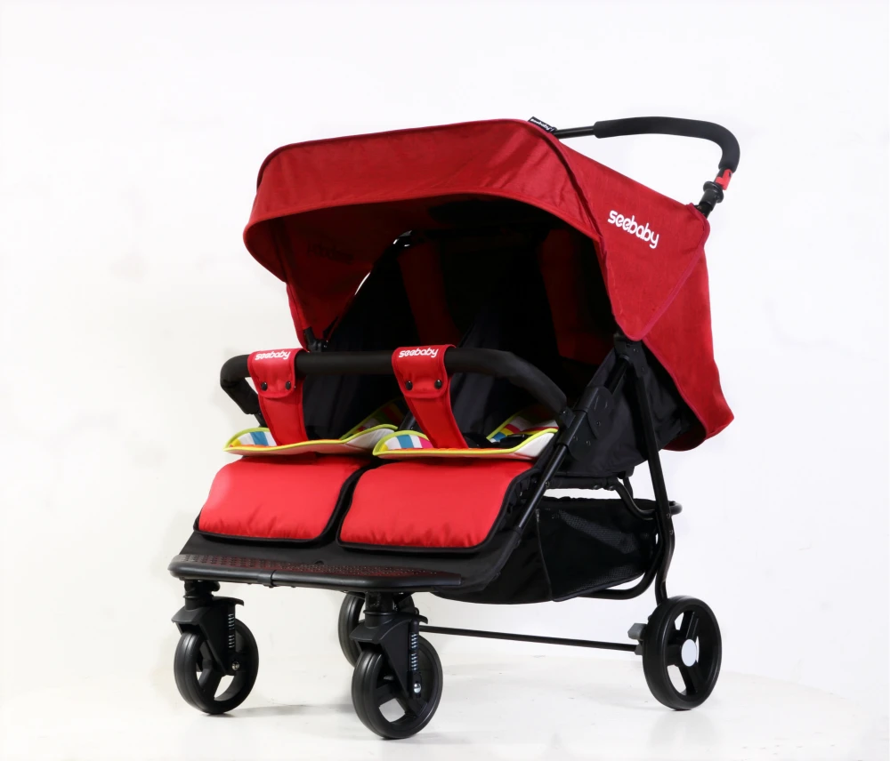 T22 Seebaby Good Quality Double Baby Stroller