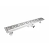 Factory price 40mm diameter horizontal outlet custom stainless steel linear shower drain with hair trap and adjustment feet