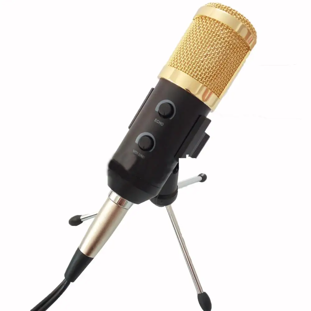 

BM - 800 Unidirectional condenser mic Sound Recording Dynamic studio capacitor condenser studio Microphone, Golden