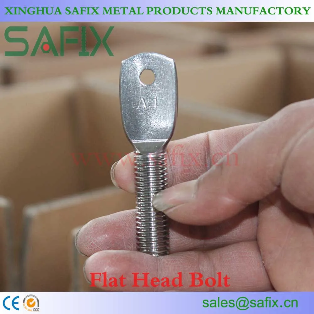 
304 316 Flat Head Bolt of Stone Cladding Fixings for Marble Fixing System 