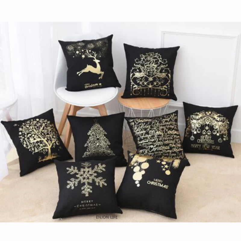 Details about   New 35" Square Cushion Cover Floor Decorative Black Gold Cotton Pillow Cover FBB 