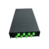 4 8 core rack mount fiber optic cable terminal box patch panel