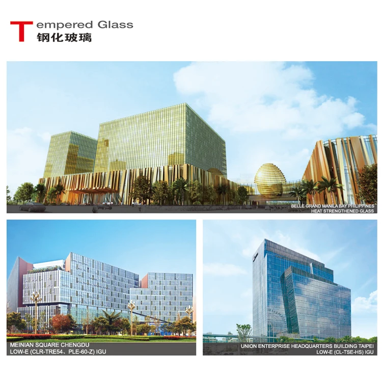 Bulletproof Building Glass Clear Tempered Glass Film Price