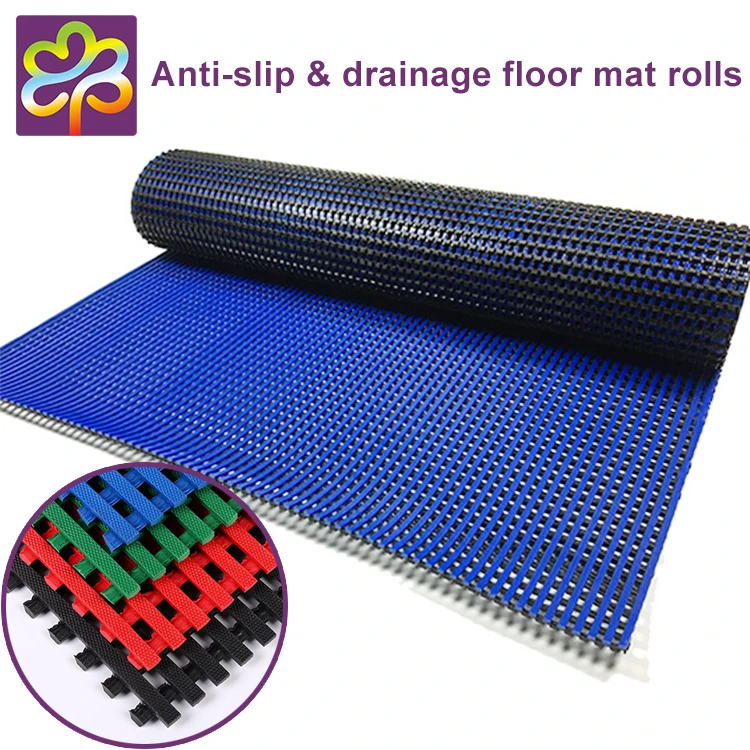 Easily Cut Maintenance Customized Waterproof Bathroom Plastic Wet Floor