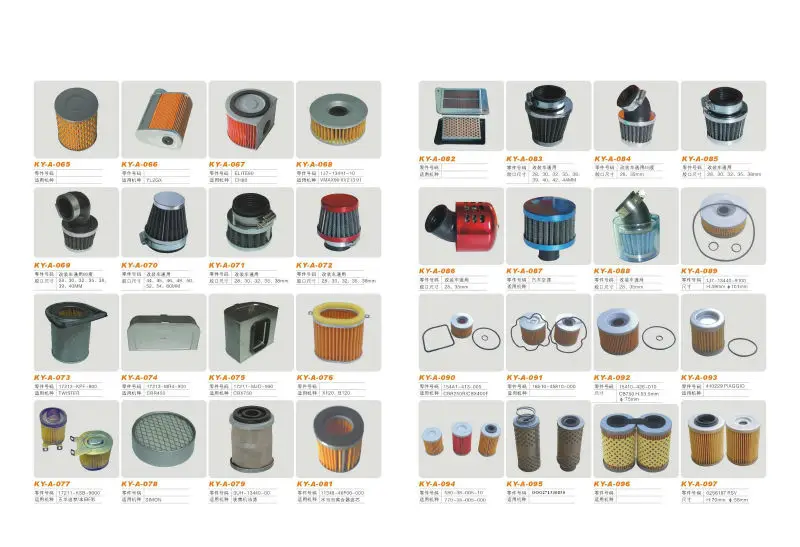 Motorcycle Engine Parts Carbon JH70 Air Filter