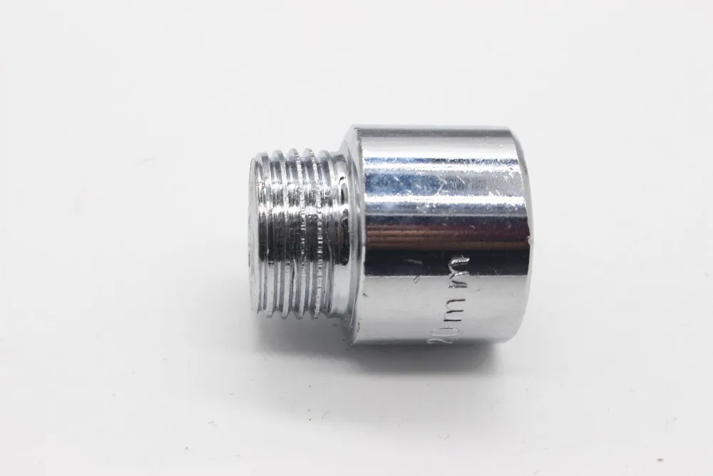 Pipe Extension Female x Male Chrome Plated Brass 10-100mm Long 1/2" BSP 15mm 