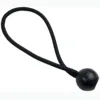 25 Pieces Ball Bungee Cords Black Elastic String Canopy Tarp Tie Down Straps Tent Fix Rope