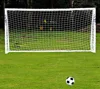 Full Size 12 x 6FT Football Soccer Goal Post Net Sports Match Training Junior Polypropylene Fiber Goal Frame are not Included