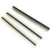 90 Degree 2.54mm 2X40P Double Row Curved Needle Pin Header Connector male header