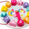 Toy Animal 3D Block Unicorn Baby Towel Game Toy Clock