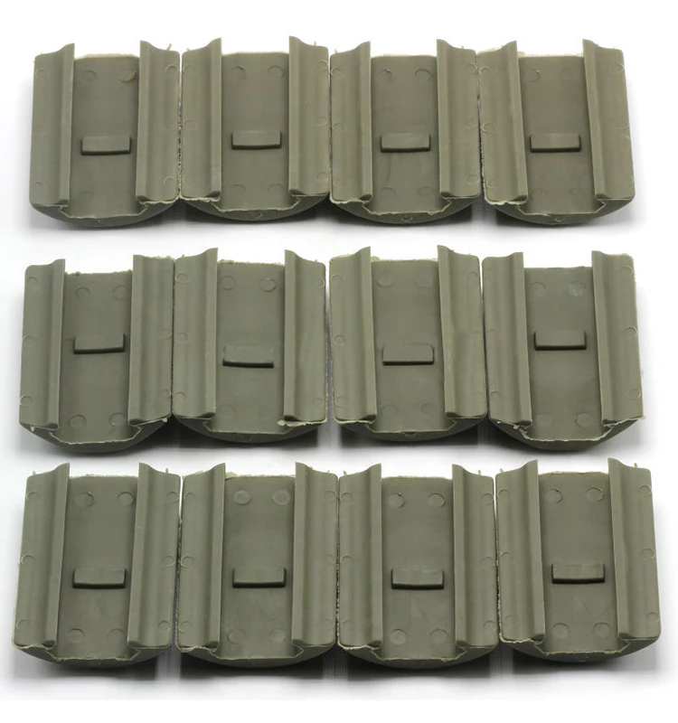12 Pieces/set Durable Picatinny Rail Covers Nylon Slip Rubber Cover For