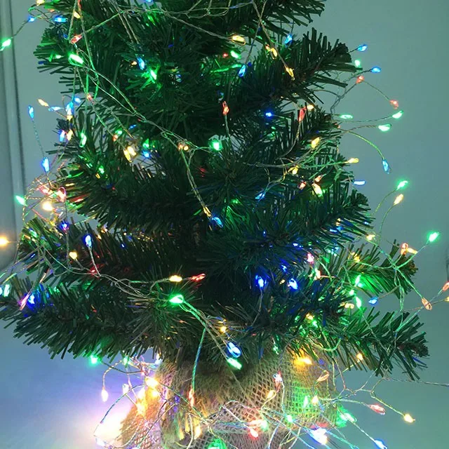 3m 150led firecrackers copper wire string light camping string