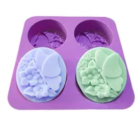 

Hot Selling 4 Cavity DIY Butterfly Silicone Mold for Handmade soap, cake, jelly, pudding, ice cubes