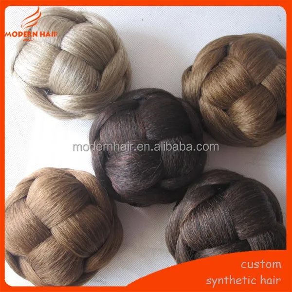 2017 Popular New Products Black Hair Bun Fake Hair Bun Hairpiece