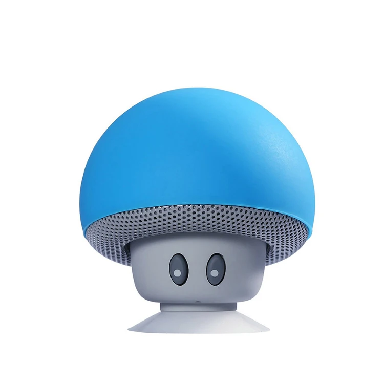 

Wholesale China Manufacturer Mini Portable Mushroom Bluetooth Speaker, Black;blue;dark blue;green;pink;red