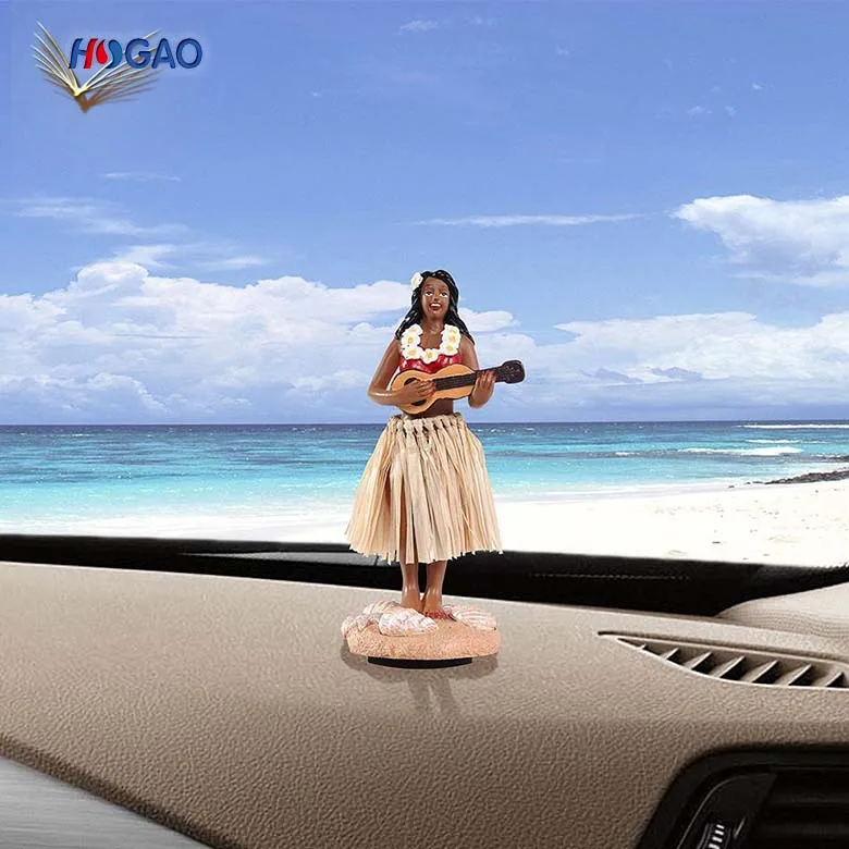 China Wholesale Collection Figurines Gifts Funny Hula Girl Dashboard