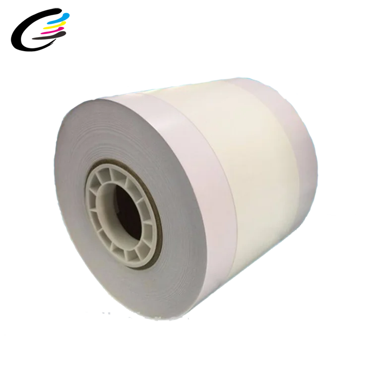 0.21*50m sticker paper adhesive PVC blank raw material as printing paper