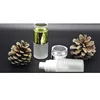 Travel Set Frosted Luxury Airless Glass Jars Bottles Cosmetic