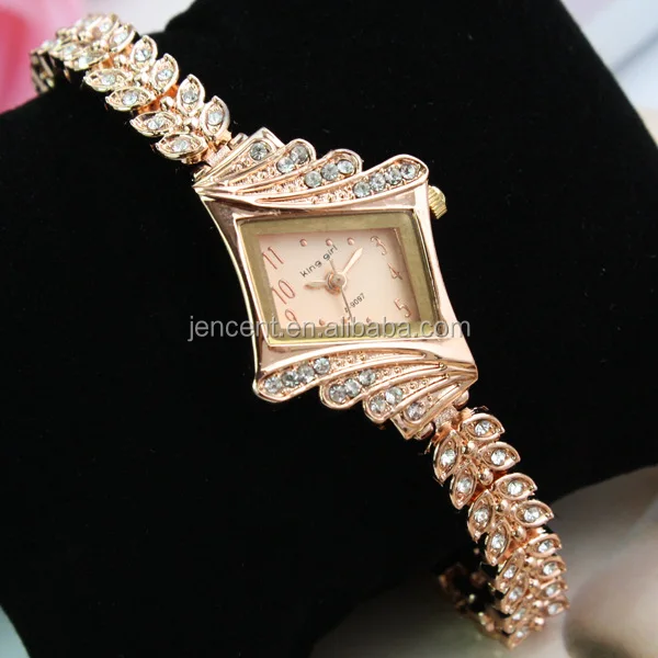 

2019 fashion ladies watch bracelet slim stone quartz watch women