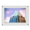 Etched Acrylic Block Picture Frames Wall Mounted Acrylic Poster Display Frame
