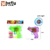 Cheap mini toy transparent led bubble gun