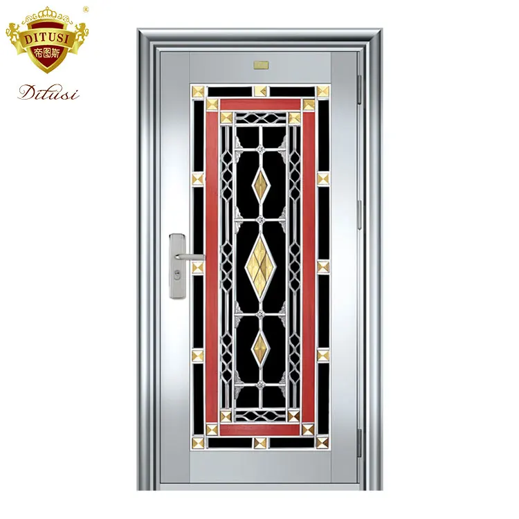 Stainless Steel Safety Doors Design With Grill Jh302 Buy Safety Door Design Will Grill Safety Doors Stainless Steel Safety Door Product On