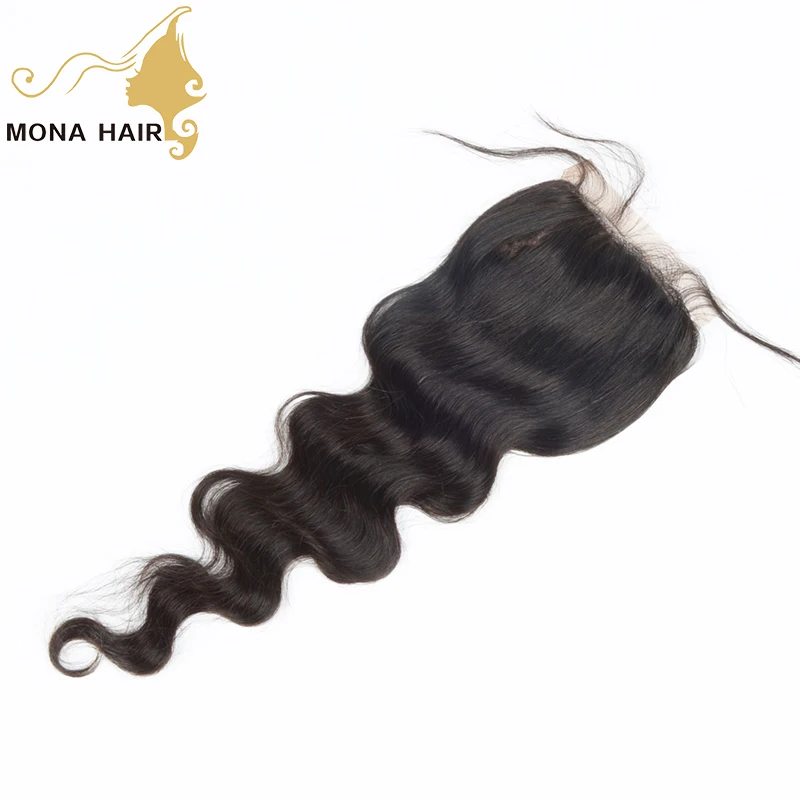 

Dropship Virgin Human Hair Silk Closure Malaysian Body Wave Hair