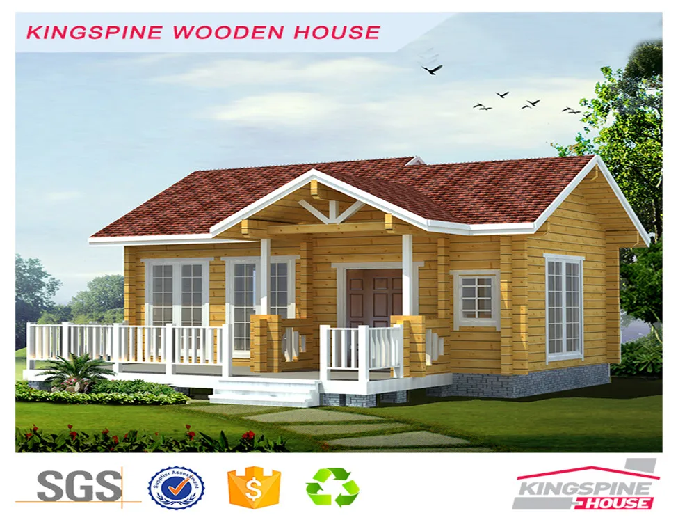 
Prefabricated Luxury Log Home KPL-007 