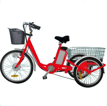three wheel bike with basket