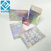 Promotion sample gift box, eyelash/bracelet/earrings/necklace packaging hologram box and holographic foil bags